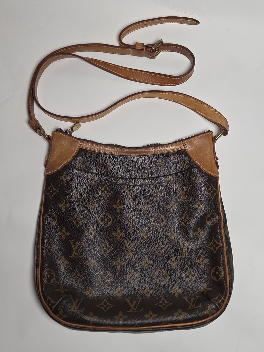 Louis Vuitton Odeon PM Monogram Crossbody in Brown and Tan